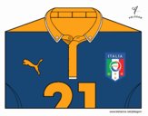 Camiseta del mundial de fútbol 2014 de Italia