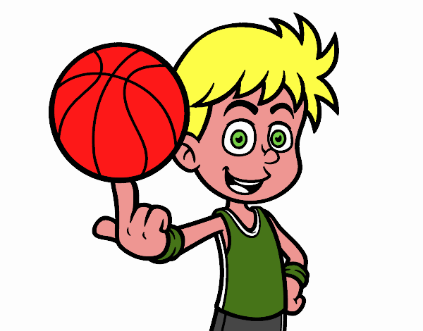 Jugador de baloncesto junior