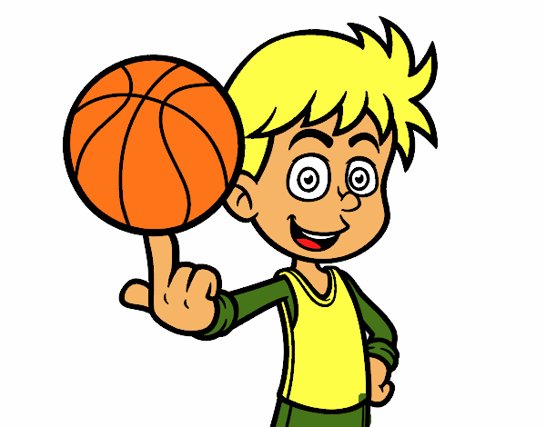 Jugador de baloncesto junior