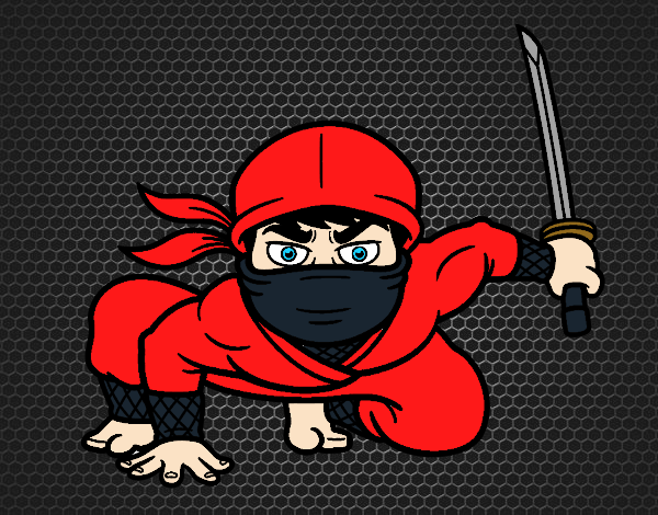 Dibujo de Ninja japonés pintado por en Dibujos.net el día 22-09-18 a ...