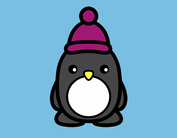 Pingüino navideño