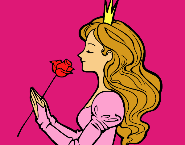 Princesa y rosa