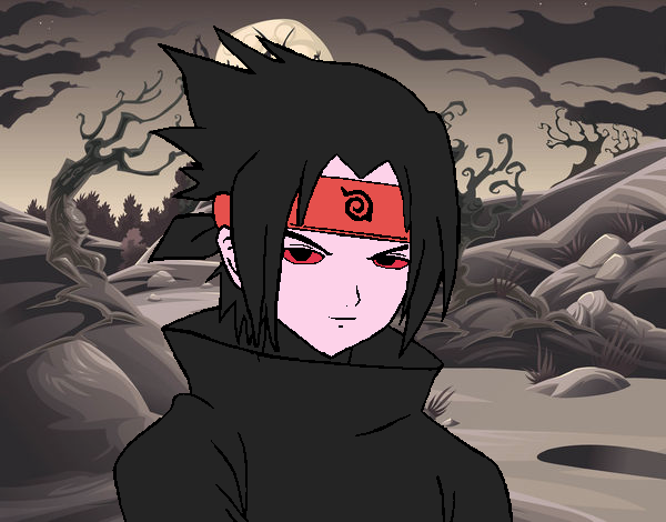 Sasuke enfadado