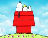 Snoopy durmiendo