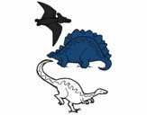 Tres clases de dinosaurios