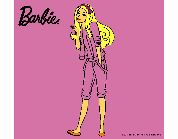 Barbie con look casual