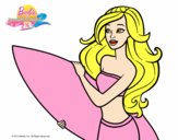 Barbie va a surfear