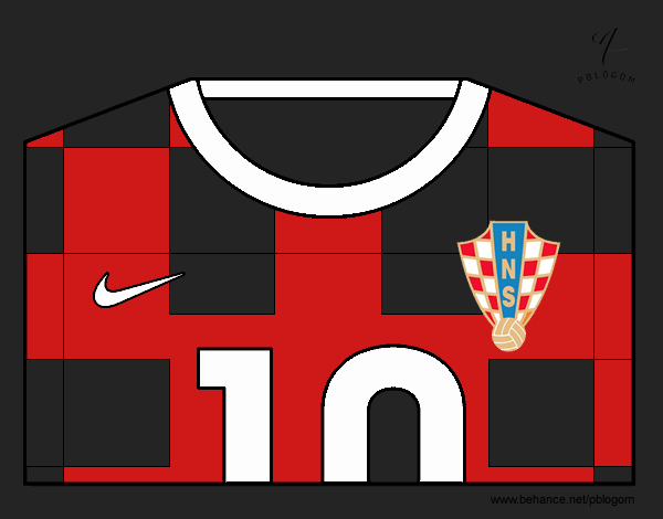 Camiseta del mundial de fútbol 2014 de Croacia