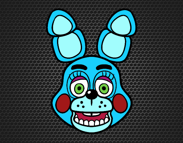 Cara de Toy Bonnie de Five Nights at Freddy's