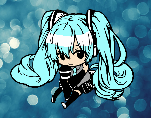 Miku Chibi vocaloid