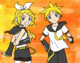 Rin y Len Kagamine Vocaloid