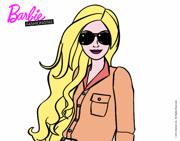 Barbie con gafas de sol