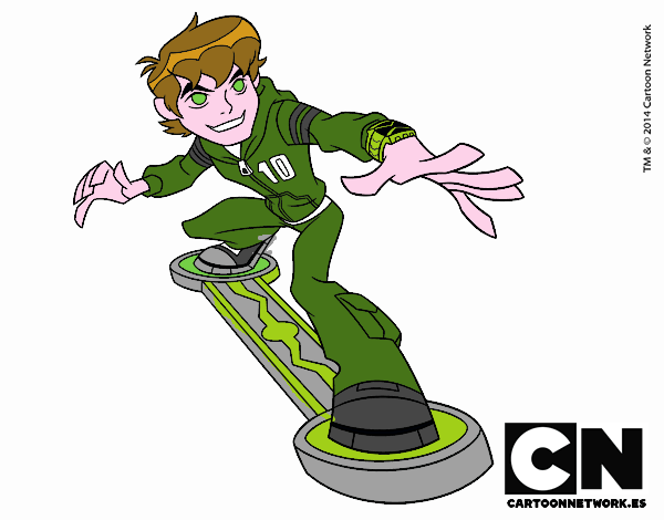 Ben 10 skateboard