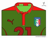 Camiseta del mundial de fútbol 2014 de Italia