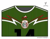 Camiseta del mundial de fútbol 2014 de México