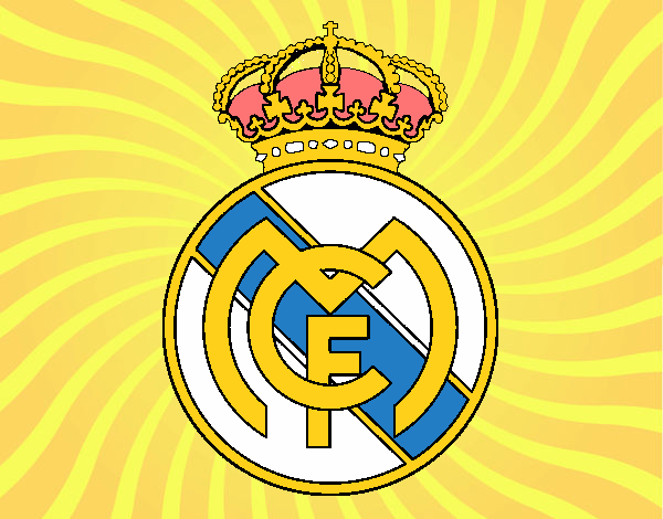 Dibujo de Escudo del Real Madrid C.F. pintado por en ...