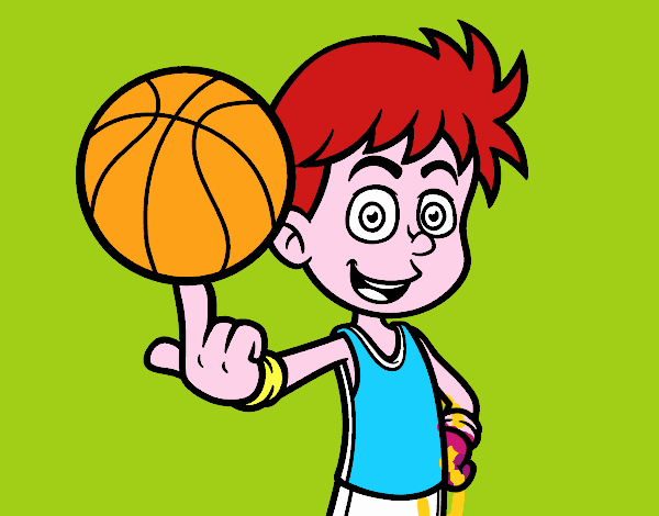 Jugador de baloncesto junior