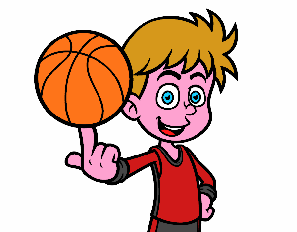 Jugador de baloncesto junior