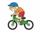 Niño ciclista