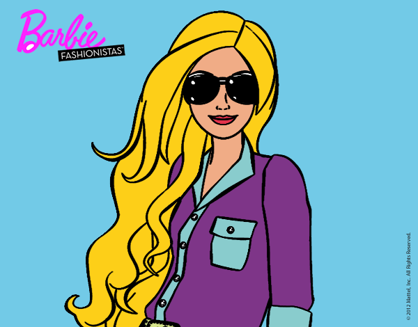 Barbie con gafas de sol