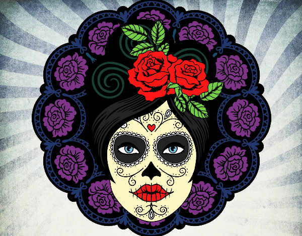 Calavera mejicana femenina