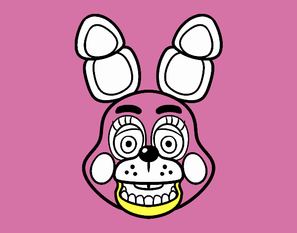 Cara de Toy Bonnie de Five Nights at Freddy's