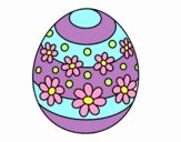 Huevo de Pascua de primavera