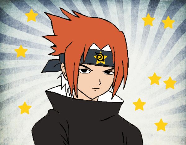 Sasuke enfadado