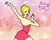 Barbie en postura de ballet