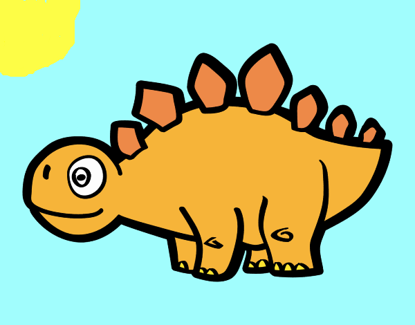 Estegosaurio joven