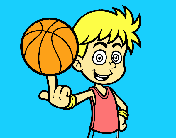 Jugador de baloncesto junior