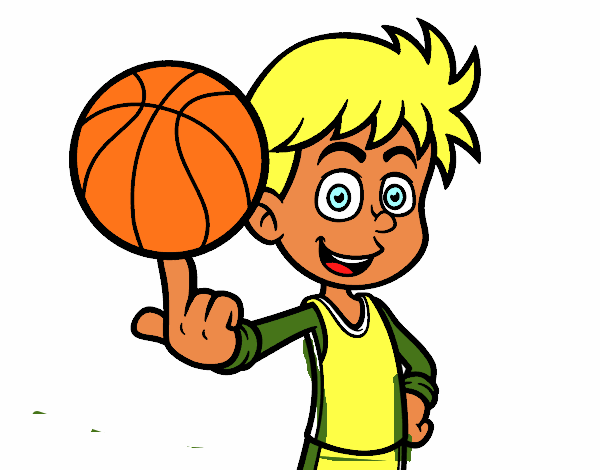 Jugador de baloncesto junior