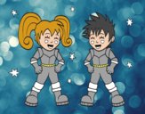 Niños astronautas