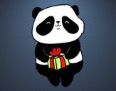 Panda con regalo