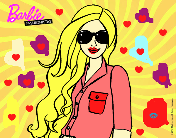 Barbie con gafas de sol