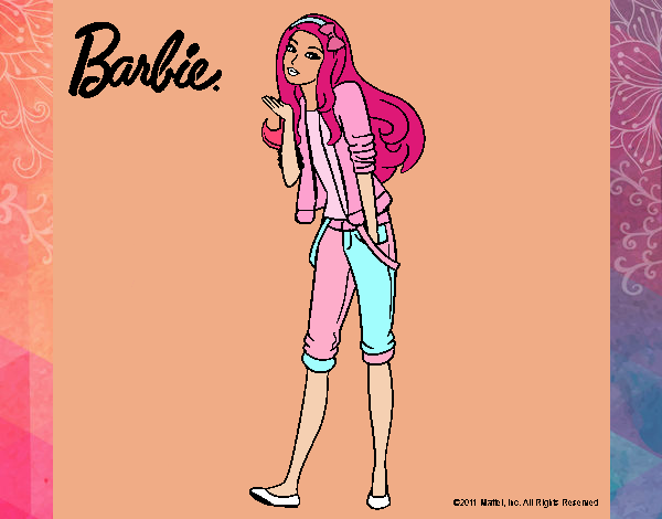 Barbie con look casual