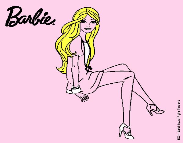 Barbie sentada