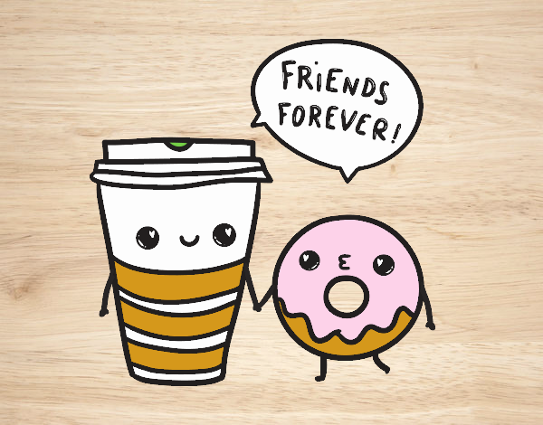 Café y donut