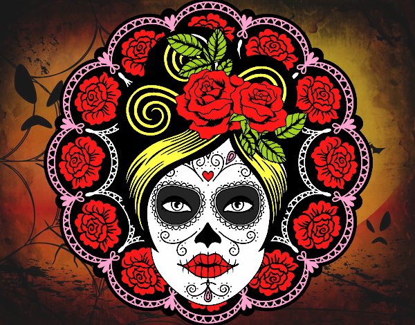 Calavera mejicana femenina