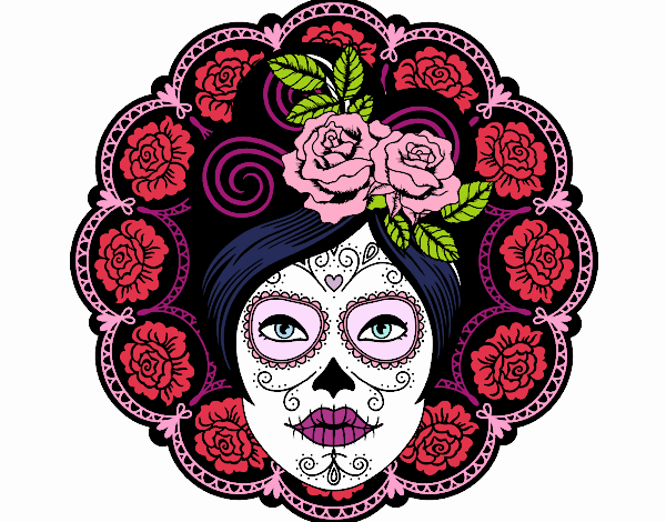 Calavera mejicana femenina