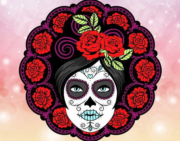 Calavera mejicana femenina