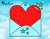 Carta con corazón