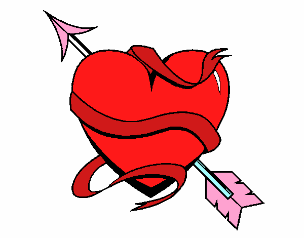 Corazón con flecha III