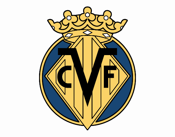 Dibujo De Escudo Del Villarreal C F Pintado Por En Dibujos Net El D A A Las