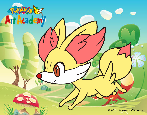 Fennekin corriendo