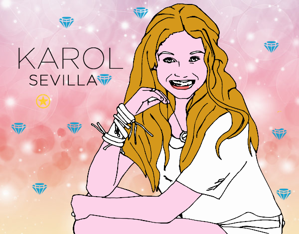 Dibujo De Karol Sevilla De Soy Luna Pintado Por En El Día 26 10 18 A Las 001251 