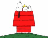 Snoopy durmiendo