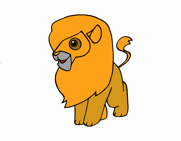 Un león