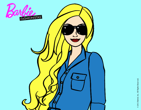 Barbie con gafas de sol