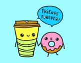 Café y donut